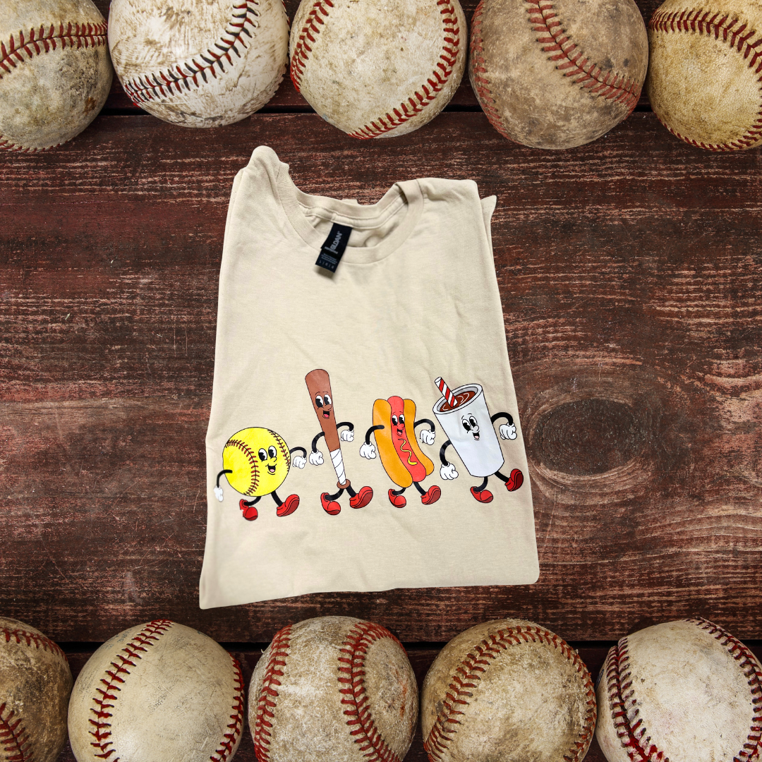 Ballpark Snack Crew Tee