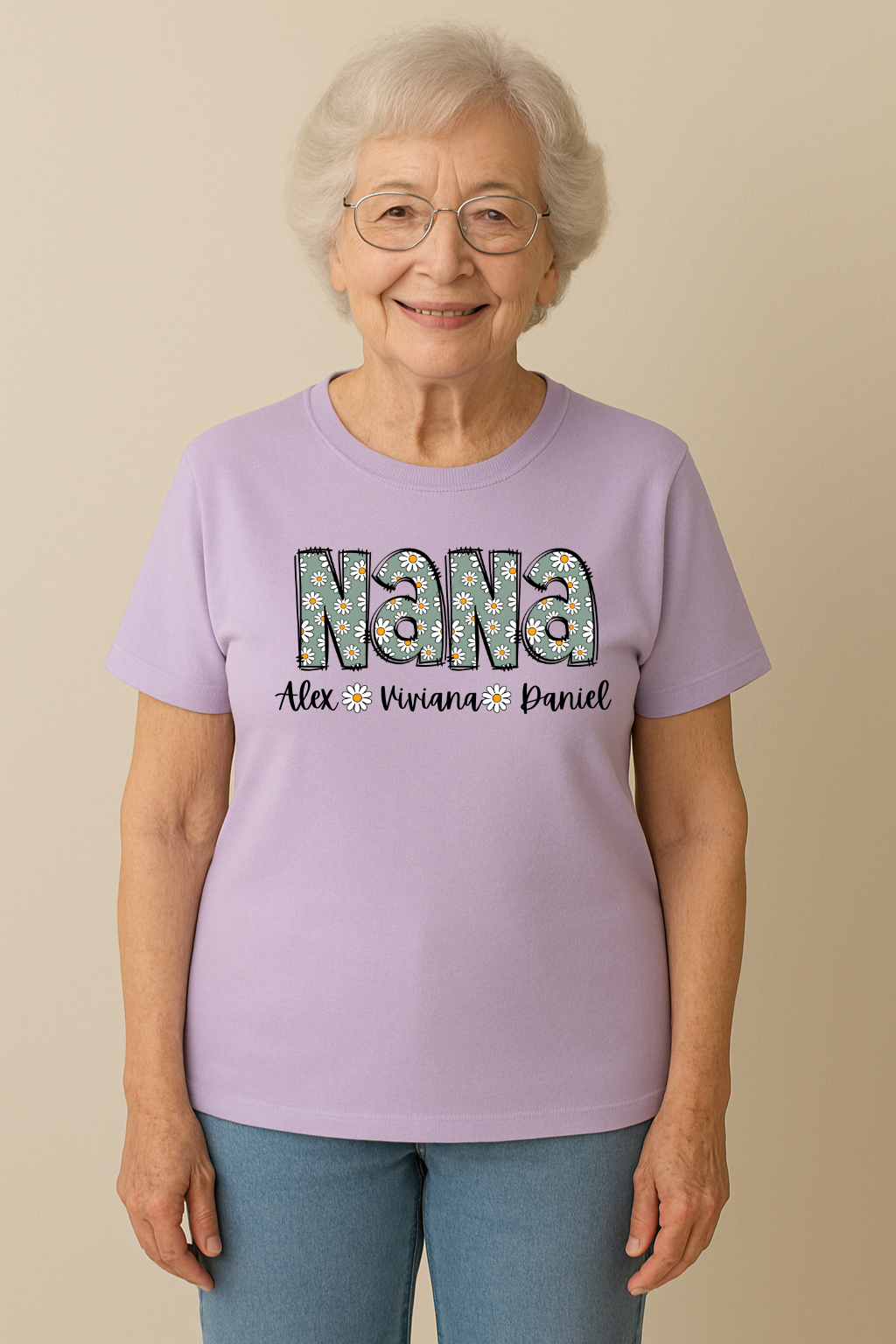 Grandma,Gigi,Mimi,Nana floral font🌼