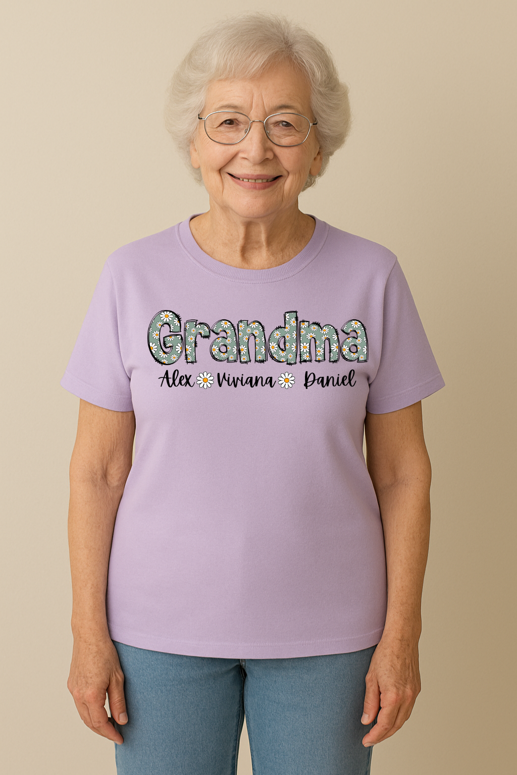 Grandma,Gigi,Mimi,Nana floral font🌼