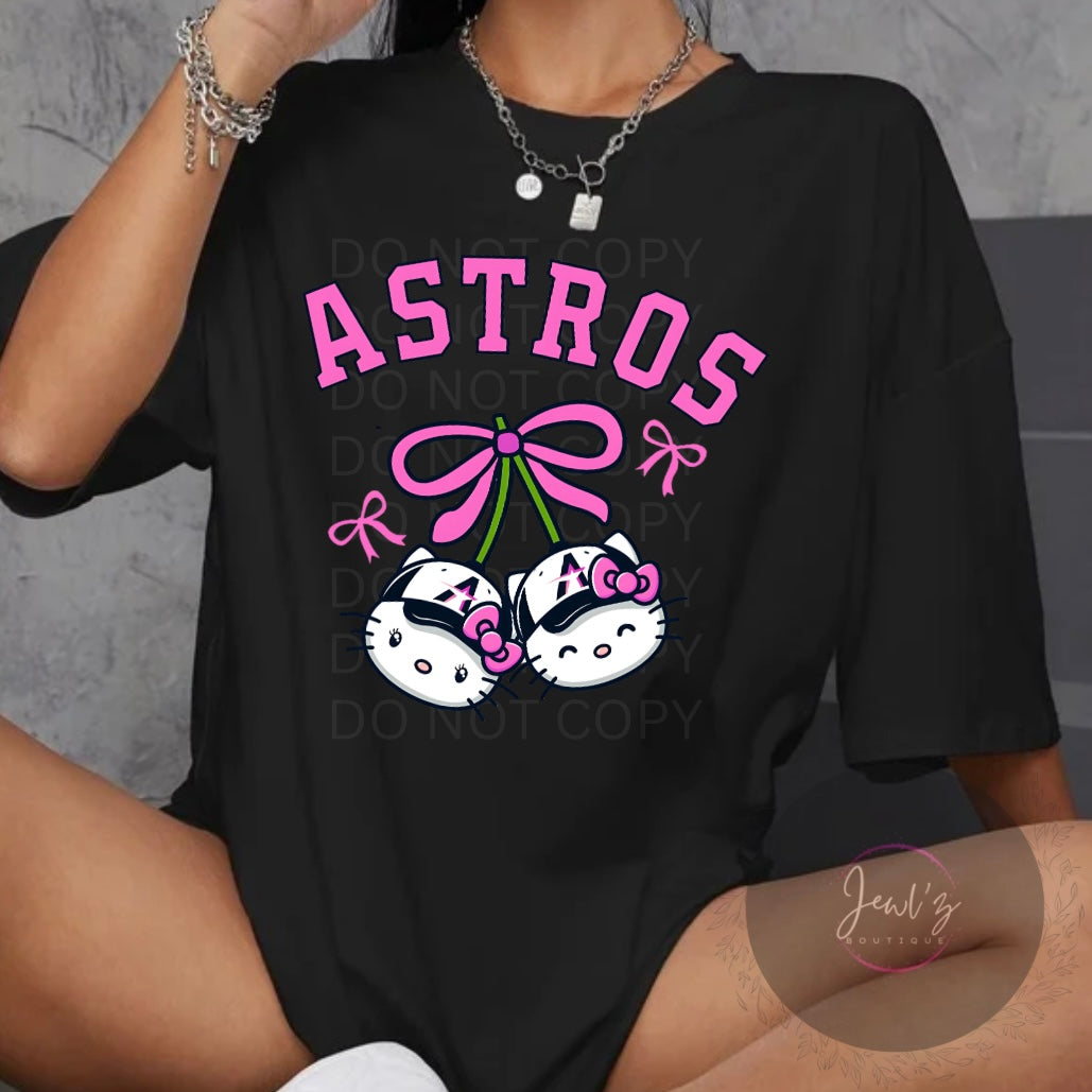 PINK-Astros Kitty Cherries 🚨PRE ORDER🚨