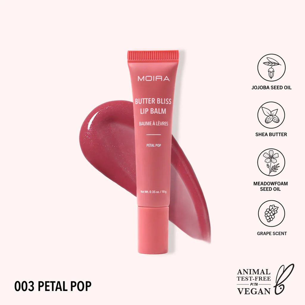 Moira Butter Bliss Lip Balm - Petal Pop